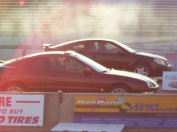 Me &amp; the Integra at the drag