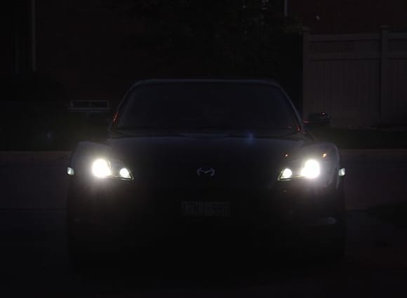 5k VLEDs with stock HIDs.
