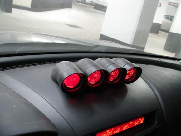 Prosport Evo gauges with hoods