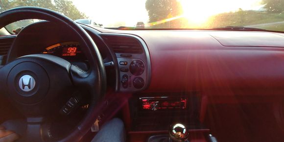 Full red interior. So unique.
