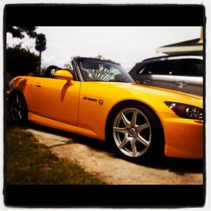 AfAfter its clean, time to drive, top down...