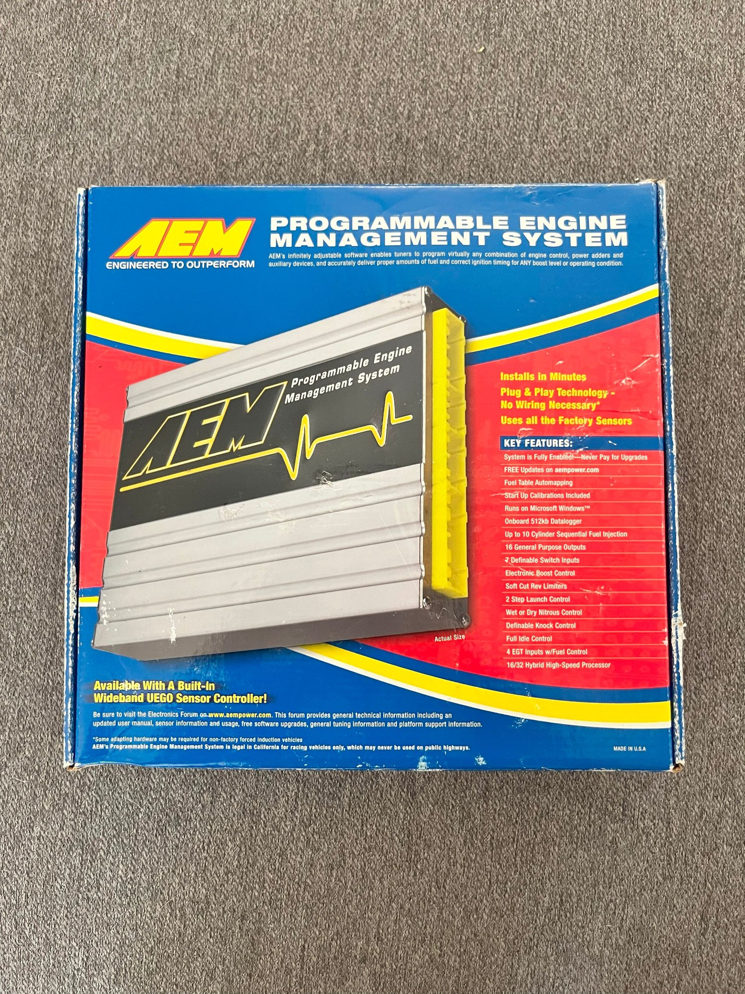 Engine - Power Adders - AEM v1 standalone ECU for AP1 + wideband o2 + Modifry ECT adapter - Used - 2000 to 2005 Honda S2000 - San Diego, CA 92126, United States