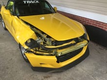 Car in accident in August 2016. First Pic of the damage