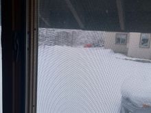Not the best picture but just caught the plow going by. It’s still coming down.