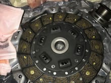 correct clutch disc received