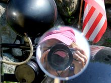 Selfie in a Model A mirror