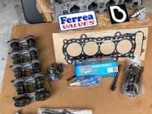 virtually everything you need to build your own 
Long Block the way YOU want it.  New Head Gasket too.