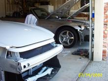 Matt's car with no bumper