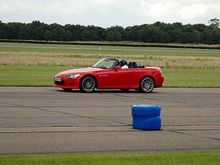 Chris Type R - half way down the straight ~70mph
