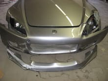 Hit and run front view