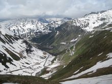 Furka with Grimsel in distance