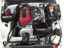 engine bay custom intake 1