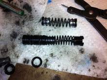 old and new parts mated