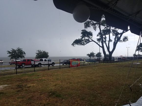 No rain here for over a month. Then on Monday afternoon the skies opened up, three times. But the front did bring welcome cooler weather and the rest of the week from Monday evening on was beautiful.