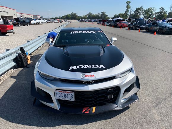 Spotted the Honda ZL1 1LE testing at NCM Motorsports Park :D