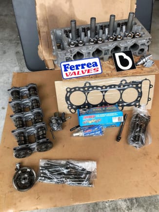 virtually everything you need to build your own 
Long Block the way YOU want it.  New Head Gasket too.