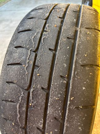 Been happy with the re71rs. Bought it for AutoX but I’m doing less AutoX and more track days now. From the old butt dyno, feels like performance is starting to drop off, although predictably. Felt like I was on rails at RA, this last time I spun at Sebring at turn 6, bad setup coming out of 5 and got on the gas too soon.