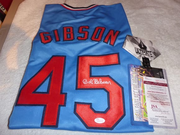 Bob Gibson, St. Lous Cardinals, Baseball HoF