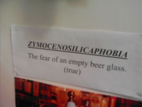 Zymolphobia