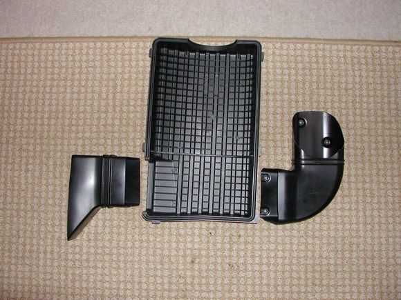 Modded Air box Lid Showing Bits Removed