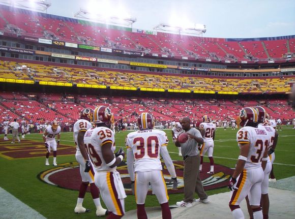 Redskins at practice