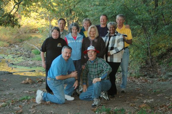 Group picture at Jerry and Cathy
