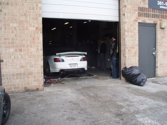 Kevin on the Dyno 1-21-07 Dyno Day