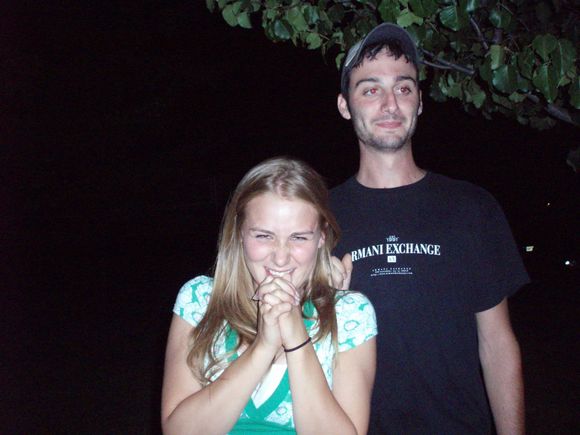 Doms  1 plotting against him! - Mikes MD BBQ 7-14-07