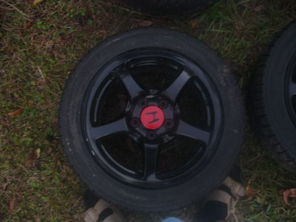 Powder coated wheels and Dakota 311.JPG