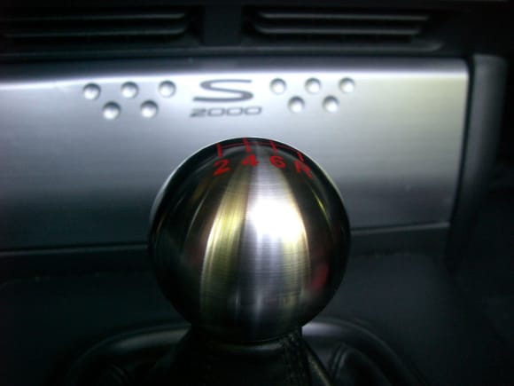 Engraved shift knob in car. 002.jpg