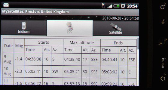 Satellites App