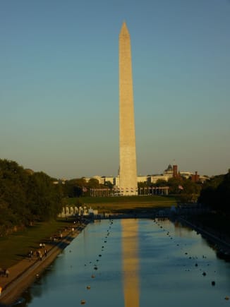 Washington Monument sunset