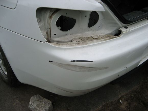 Rear Bumper W scrape