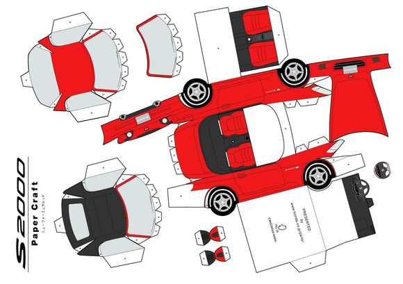S2k papercraft Red