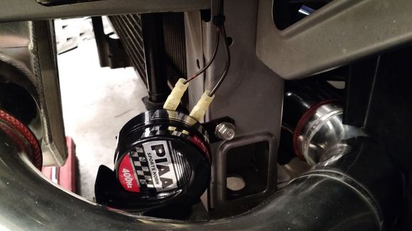 PIAA horns install drivers side