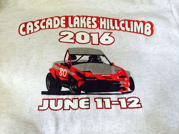 Cascade Lakes shirt 2016
