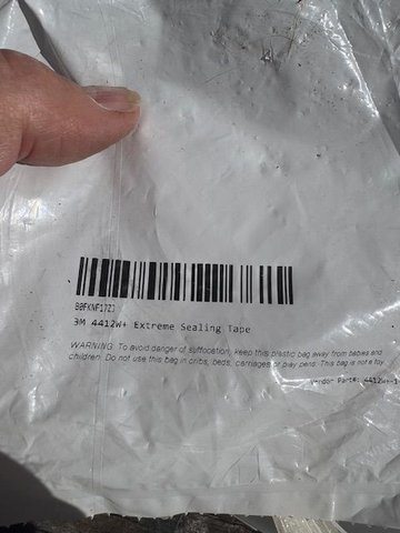 Tape part number