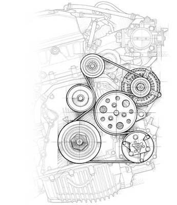 s2000 drive belt