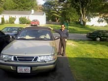 Prabir with his car on May 28 2011