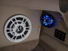Memphis 12&quot; Subs and 6&quot; Polk Mids backlit with blue LED's