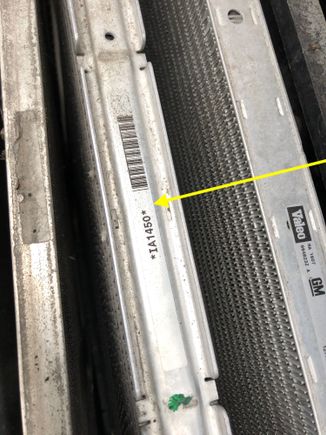 I believe that this is the intercooler and needs to be replaced.