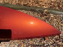 Some rock chips and shallow scratches