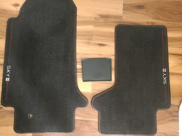 Driver, Passenger and center console mats