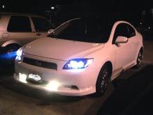 my car at night &gt;_&lt;