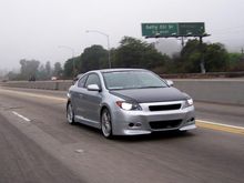 Rolling shot down the 405 fwy