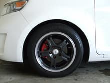front NF210 on 16&quot; Enkei RZ5, stock tire