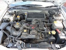 The engine bay