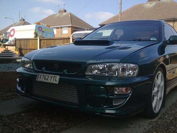 bumper and grill just came back from body shop looking all good just need a nice splitter now