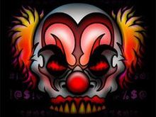 evil clown art