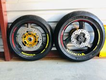 New EBC rotors and sprocket. 